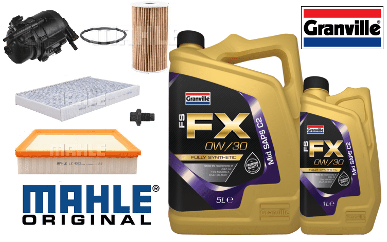 KIT133A Mahle Filter Kit with Granville Oil Discovery Sport & Evoque 2.0 AJ200D