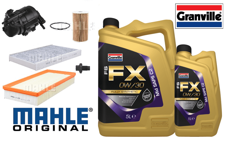 KIT134A Mahle Filter Kit with Granville Oil Discovery 5 2.0 Ingenium Diesel