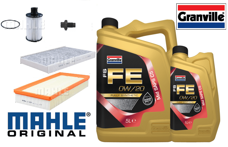 KIT135A Mahle Filter Kit with Granville Oil Discovery 5 3.0 Petrol