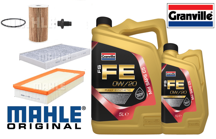 KIT136A Mahle Filter Kit with Granville Oil Discovery 5 2.0 Ingenium Petrol