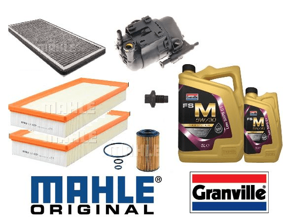 KIT142A Mahle Filter Kit with Oil Range Rover Velar 3.0 Diesel