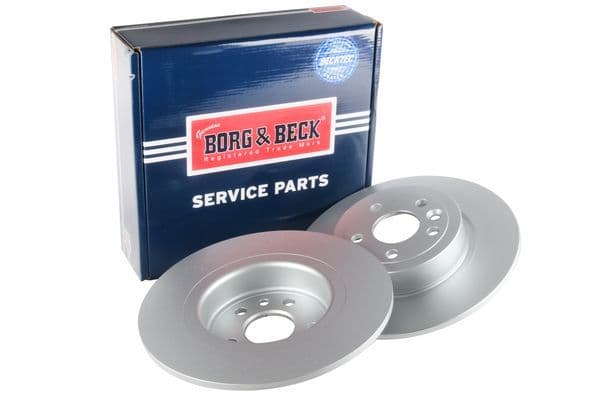 KIT330B Borg & Beck Rear Solid Disc & Pad Kit Range Rover Evoque (from VIN GH)