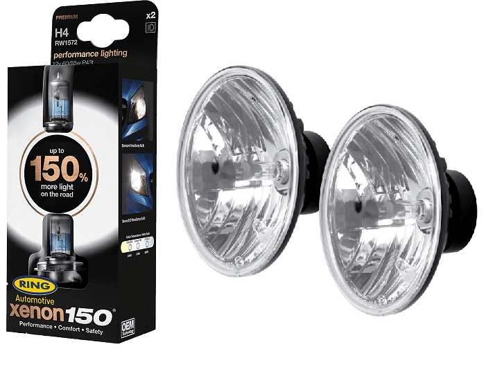 KIT504L LHD Defender Ring Xenon 150 Headlamp Set