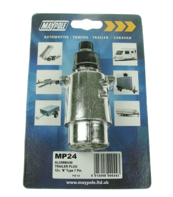 024 7 Pin 12N Aluminium Socket  MP24