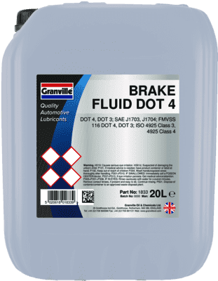 1833 Granvillle Dot 4 Brake Fluid 20 Litre