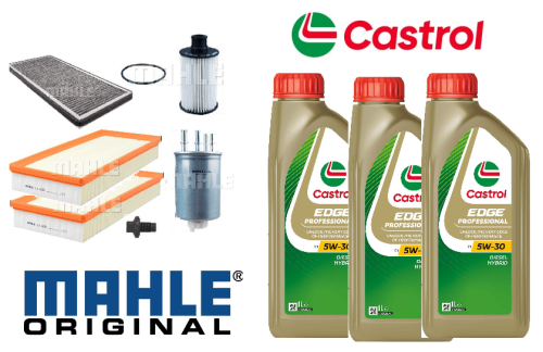 KIT122C Original Mahle Filter Kit with Castrol Oil  3.0 Diesel