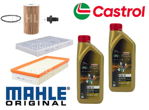 KIT138C Mahle Filter Kit with Castrol Oil Discovery Sport & Evoque 2.0 AJ200P