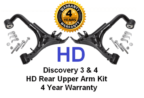 KIT615HD  Heavy Duty  Rear Upper Arms Kit Discovery 3 & 4 LR051622 + LR051623 + OEM Bolt Kits