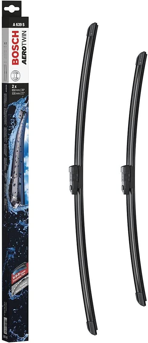 A639S Bosch Front Wiper Blade Set Aerotwin Evoque 2019- Length: 650mm/530mm