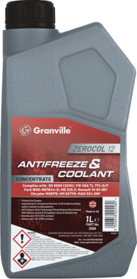 ADV907 2558 Granville Zerocol 12 Red Antifreeze 1 Litre