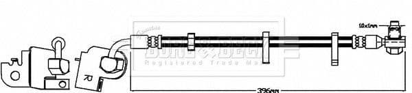 C2C12629 Brake Hose