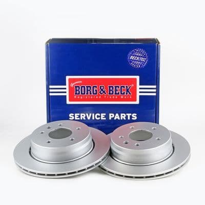 C2C41251 JLM20342 Borg & Beck BBD4189 Pair Brake Discs-Rear 305Mm X100/X308