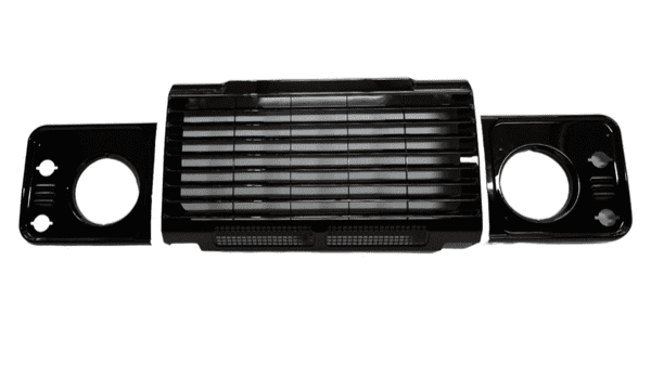 Defender 3 Piece Black Grille Set