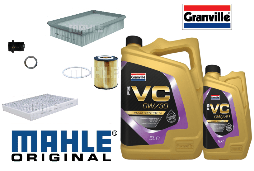 KIT121A Mahle Filter Kit with Granville Oil Freelander 2 3.2 V6