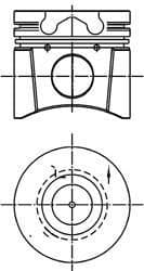 LFL10530050 99418610 KOLBENSCHMIDT Td5 Piston + 0.50