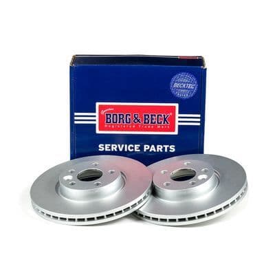 LR007055 Borg & Beck Coated Brake Discs (Pair) BBD4567 J9C2103