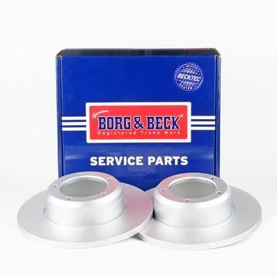 LR017951 Borg & Beck Brake Discs (Pair) BBD4876 FRC7329