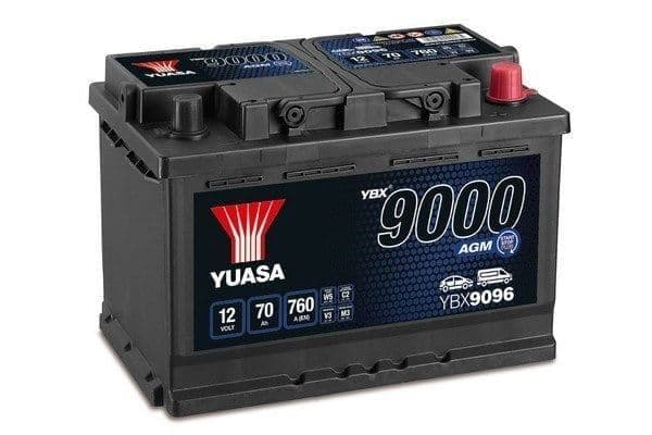 LR094611 J9C5445 YBX9096 AGM Yuasa Battery 70AH 760A