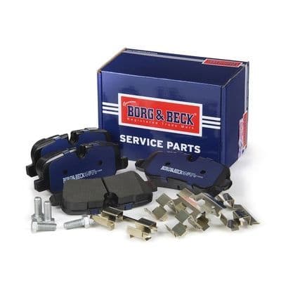 LR139969 LR055454 LR055455 LR134696 Borg & Beck Rear Brake Pad Set