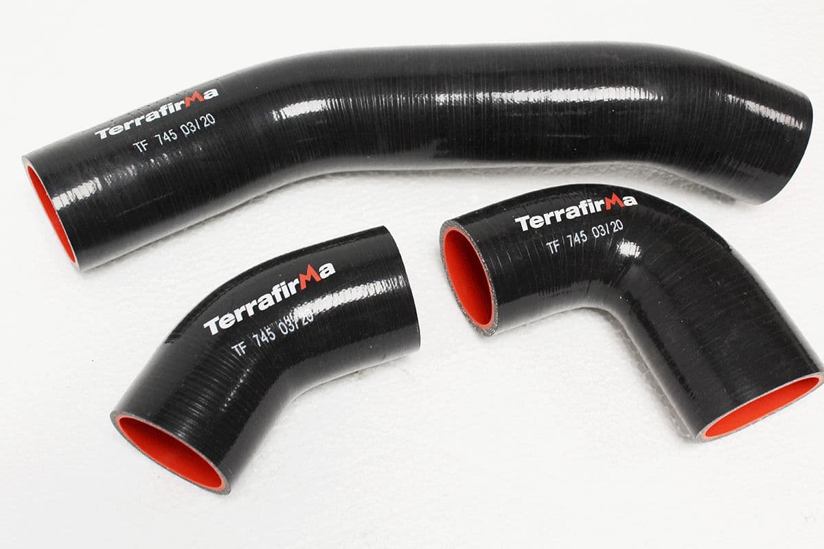 TF745 Terrafirma Terrafirma Silicone Intercooler Hose Kit Black 90/110/130 Td4 2.2