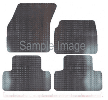 LD20RM Rubber Tailored Floor Mats Evoque 2013 ON