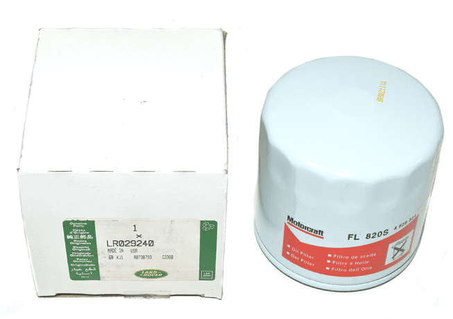 LR029240 Genuine Land Rover Spin On Oil Filter