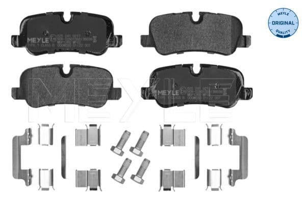 LR139969 LR055454 LR055455 LR134696 Meyle Rear Brake Pad Set