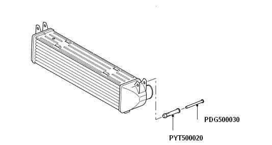 PYT500020 INTERCOOLER MOUNTING INNER PIN