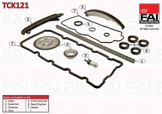 TCK121 FAI Timing Chain Kit MINI W10 Including Gears, & Gaskets